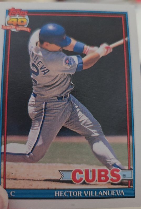 1991 Topps #362 Hector Villanueva — front