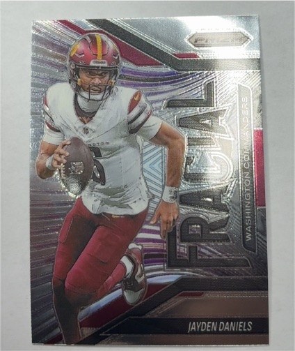 2025 Panini Prizm #1 Jayden Daniels Fractal — front