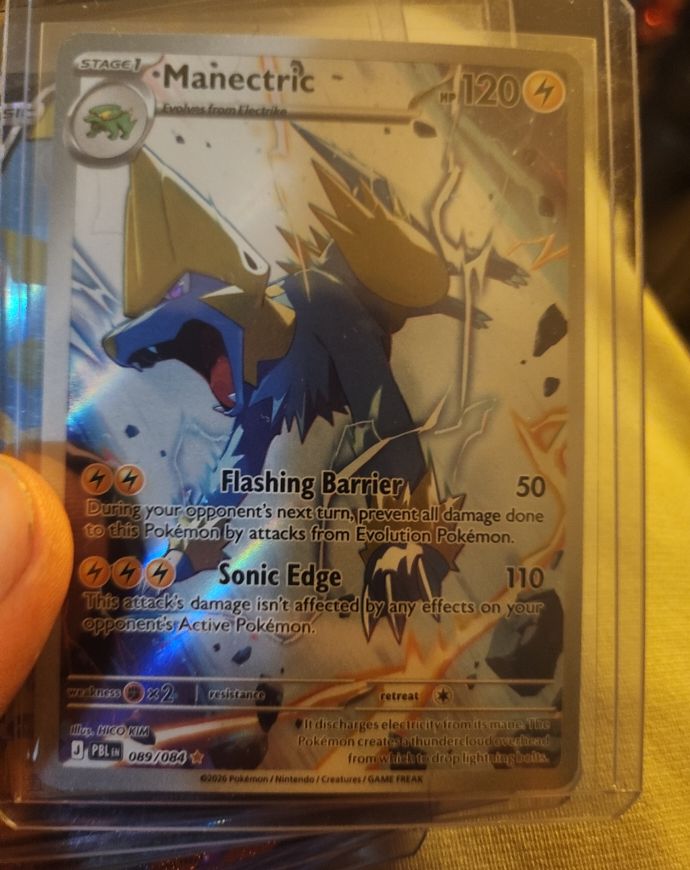 2026 Pokémon #089 Manectric Pitch Black — front