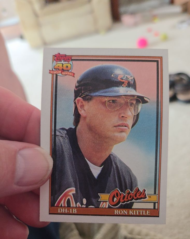 1991 Topps #324 Ron Kittle — front