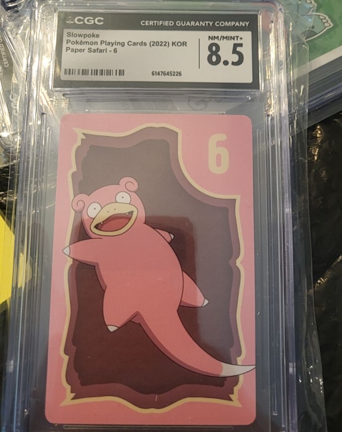 2022 Pokémon Playing Cards Paper Safari #6 Slowpoke Korean — front