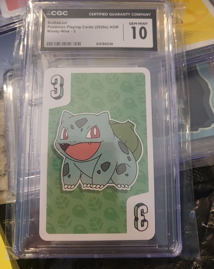 2020 Pokémon Playing Cards Ninety-Nine #3 Bulbasaur Korean — front