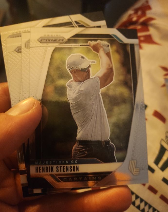 2025 Panini Prizm LIV Golf #76 Henrik Stenson Captains — front