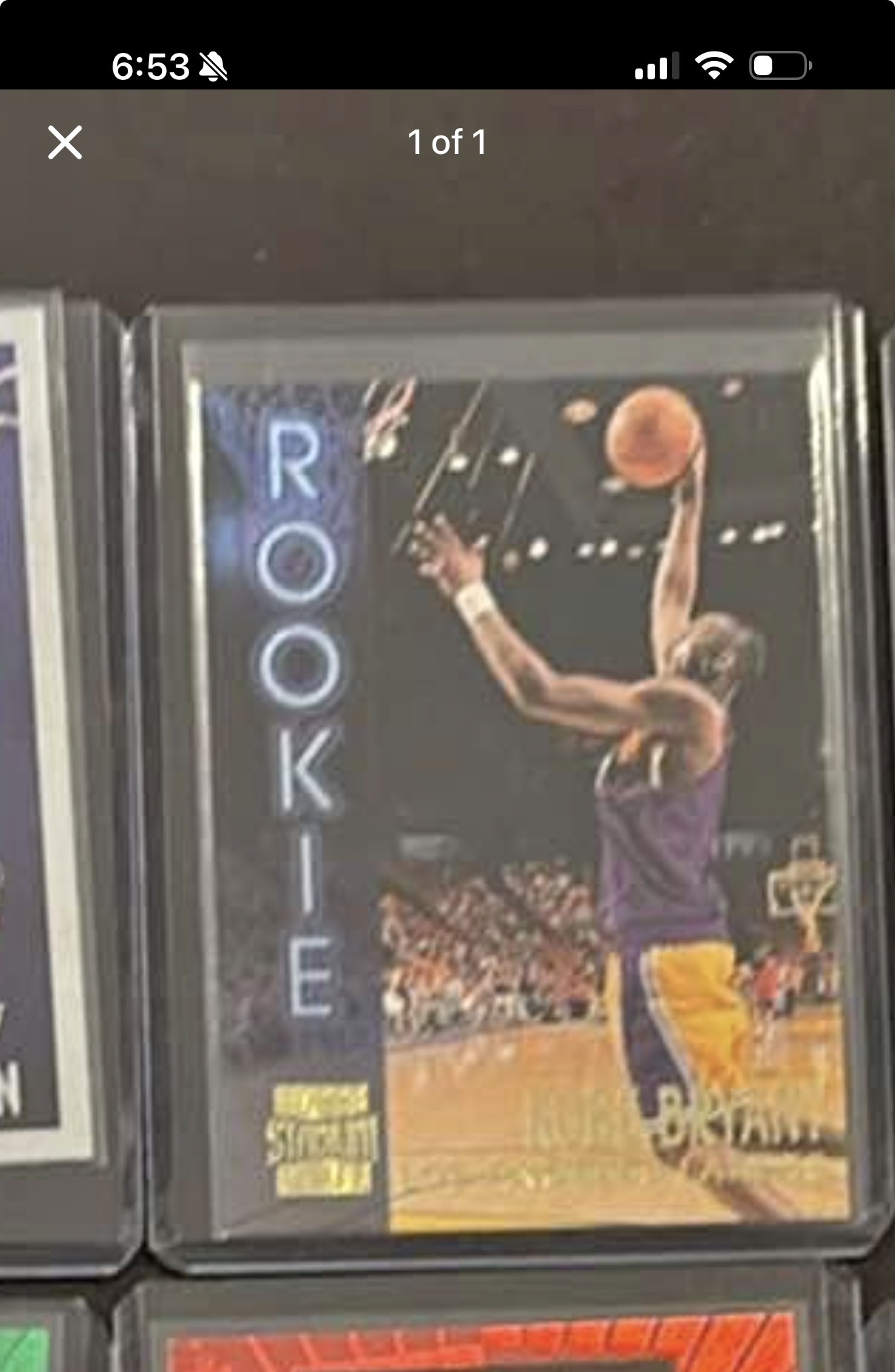 1996 Skybox #ROOKIE Kobe Bryant — front