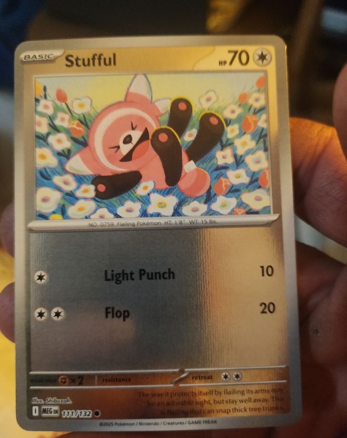 2025 Pokémon #111 Stufful — front