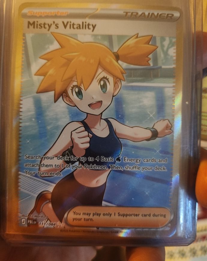 2023 Pokémon 111/084 Misty's Vitality — front