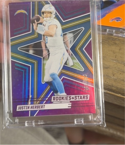 2025 Panini Rookies & Stars #1 Justin Herbert — front