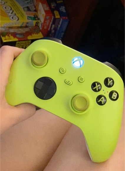 Microsoft Xbox Wireless Controller Electric Volt Green Model 1914 — front