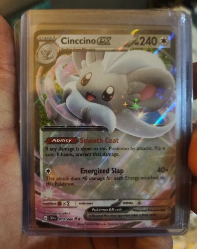 2026 Chaos Rising #073 Cinccino ex — front