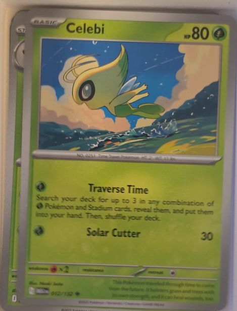2023 Pokémon MEG #012 Celebi — front