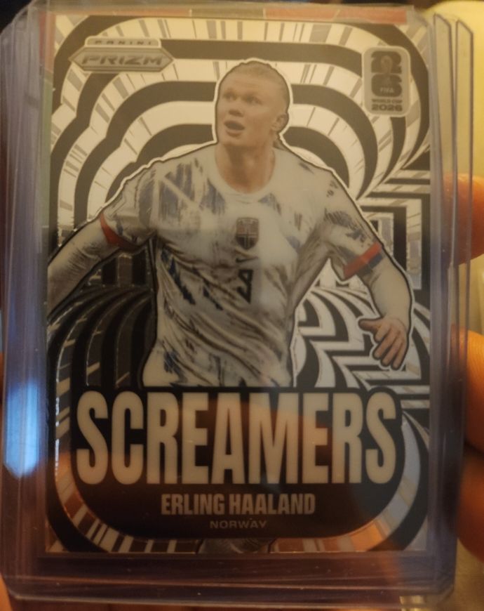 2026 Panini Prizm FIFA World Cup #15 Erling Haaland Screamers — front