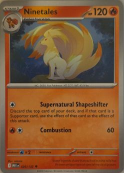2022 Pokemon MEGA Evolution #020 Ninetales — front