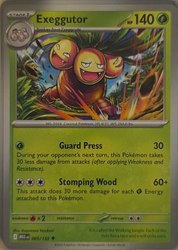 2022 Pokemon ME01: Mega Evolution #005 Exeggutor — front