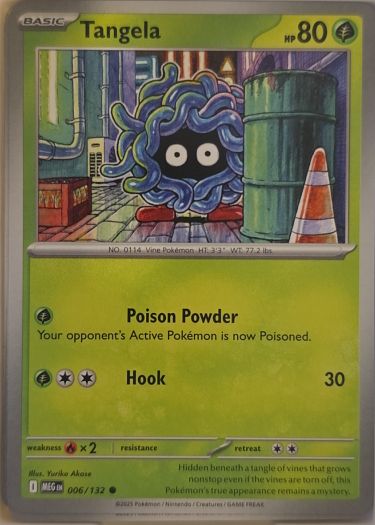 2016 Pokémon #006 Tangela — front
