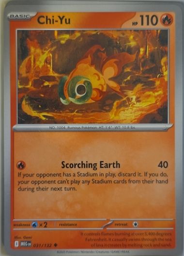 2025 Pokemon ME01 Mega Evolution #031 Chi-Yu — front