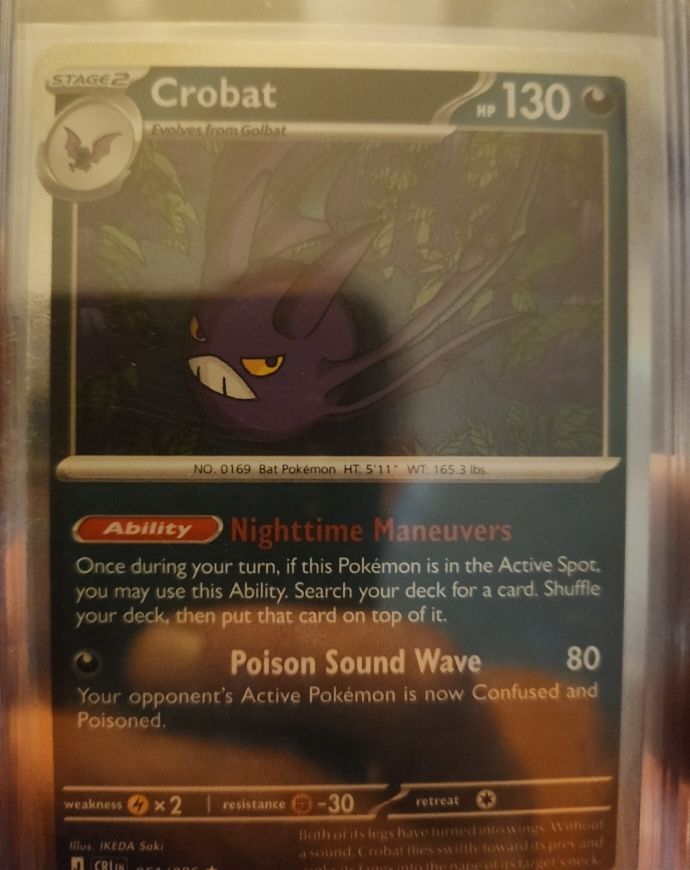 2020 Pokémon TCG Chaos Rising #051 Crobat — front