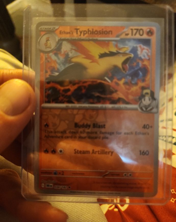 2025 Pokémon SV10: Destined Rivals #034 Ethan's Typhlosion — front