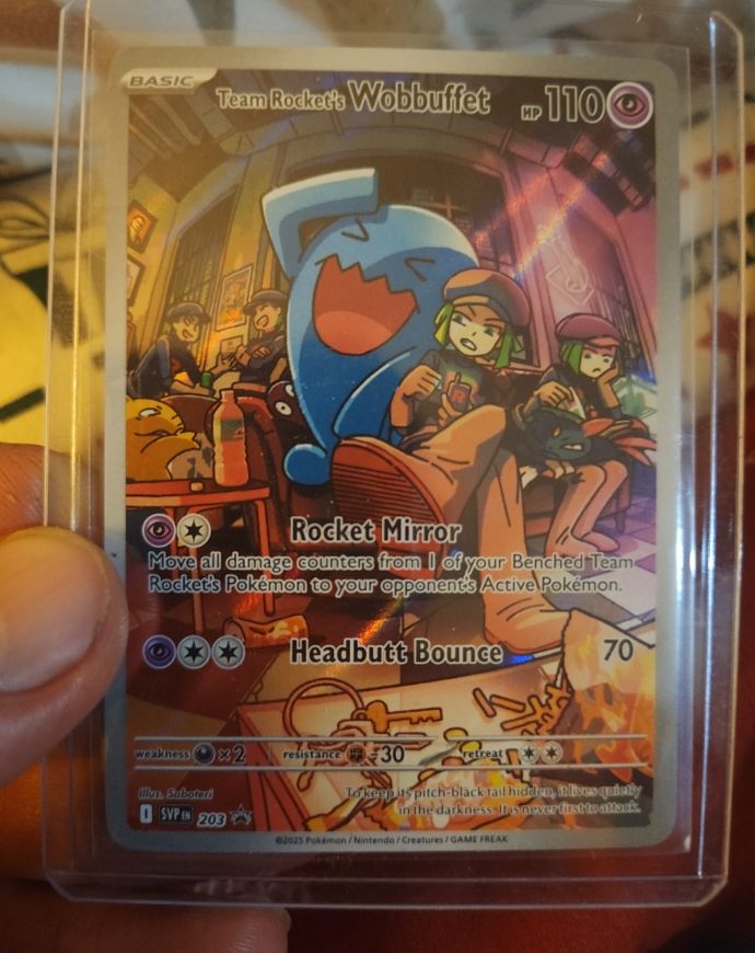 2023 Team Rocket's Wobbuffet SV Scarlet & Violet Promo #203 — front