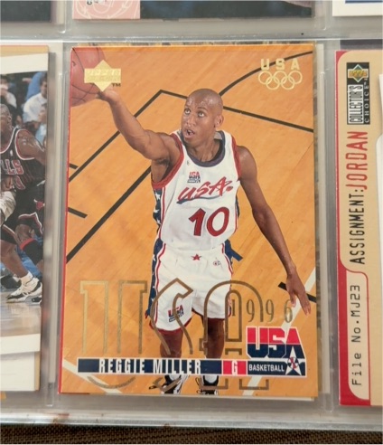 1995-96 Upper Deck #319 Reggie Miller USA Basketball — front