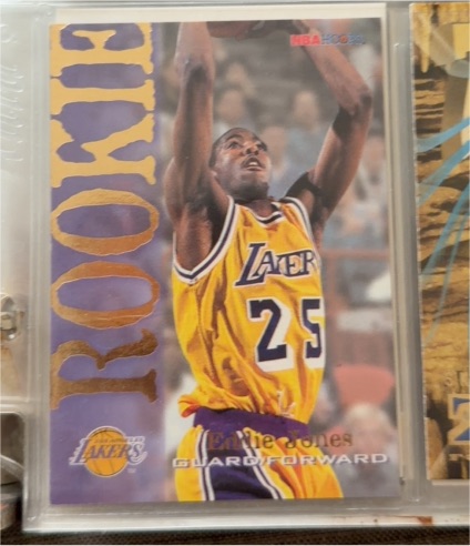 1995 Skybox NBA Hoops #339 Eddie Jones Rookie — front