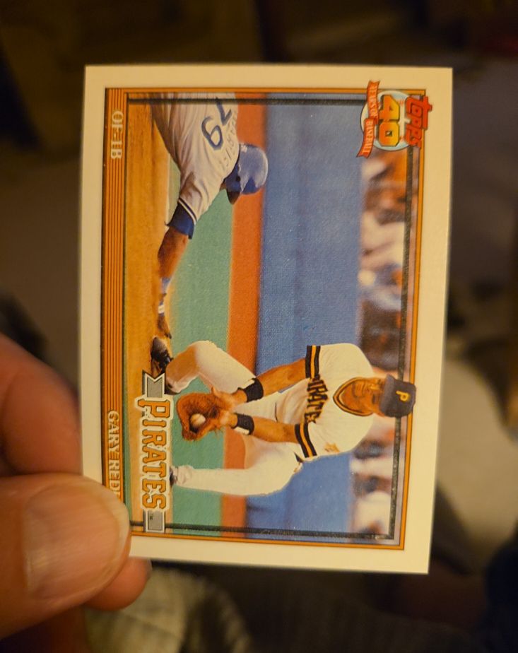 1991 Topps #618 Garver Redmond — front