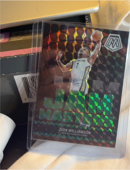 2023-24 Panini Mosaic #16 Zion Williamson Jam Masters — front