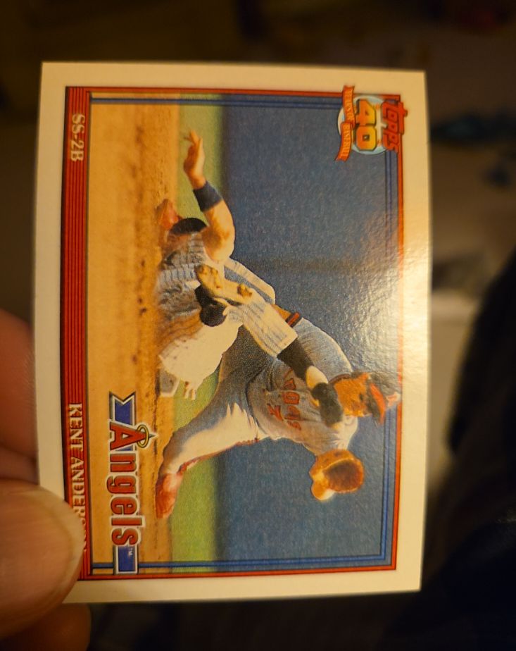 1991 Topps #667 Kent Anderson — front