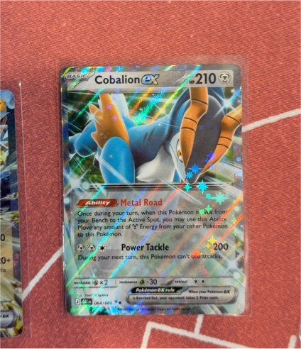 2026 Pokémon Mega Evolution Chaos Rising #064 Cobalion EX — front