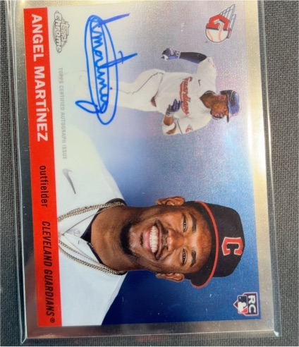 2025 Topps Chrome Platinum #CPA-AM Angel Martinez — front