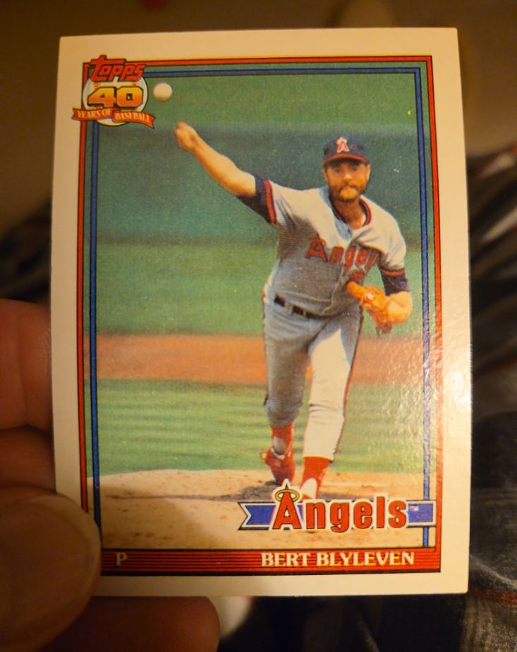 1991 Topps #615 Bert Blyleven — front