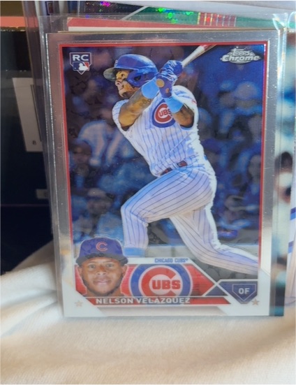 2023 Topps Chrome #82 Nelson Velazquez — front