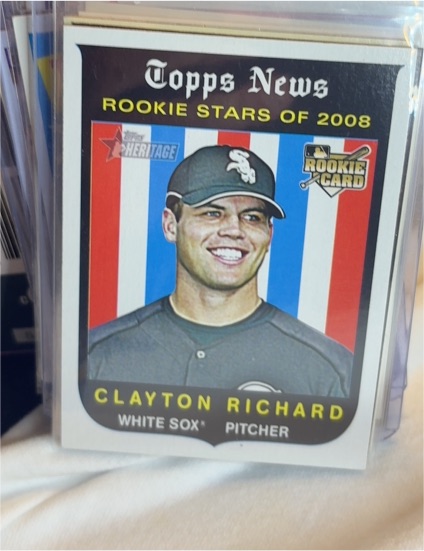 2008 Topps Heritage #716 Clayton Richard — front