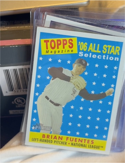 2007 Topps Heritage #494 Brian Fuentes — front