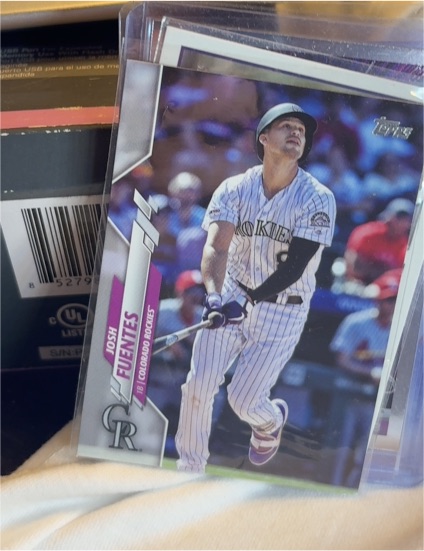 2020 Topps Update #U-17 Josh Fuentes — front
