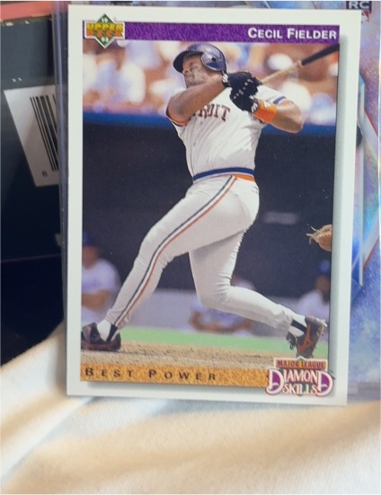 1992 Upper Deck #647 Cecil Fielder — front