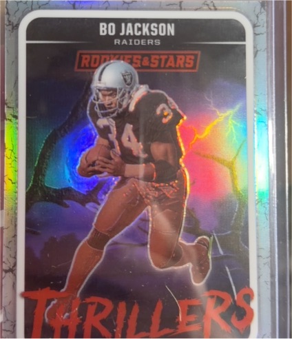 2025 Panini Rookies & Stars Thrillers Prizm #1 Bo Jackson — front