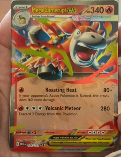 2015 Pokémon Mega Evolution ME01 #022 Mega Camerupt ex — front