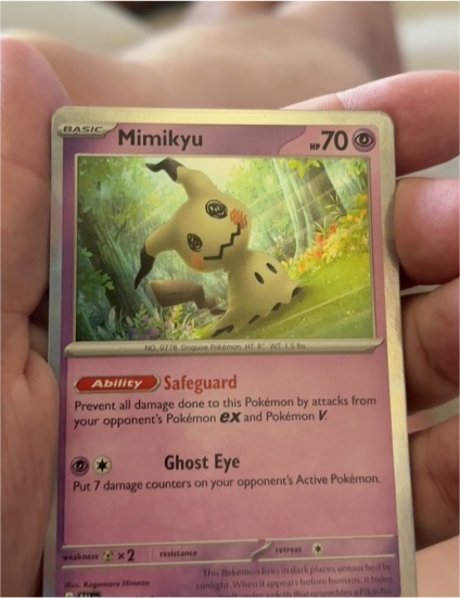2023 The Pokémon Company SV: Paldean Fates #037 Mimikyu — front