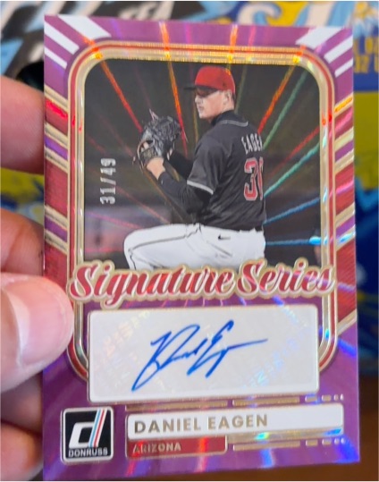 2026 Donruss Signature Series #SS-DE Daniel Eagen — front
