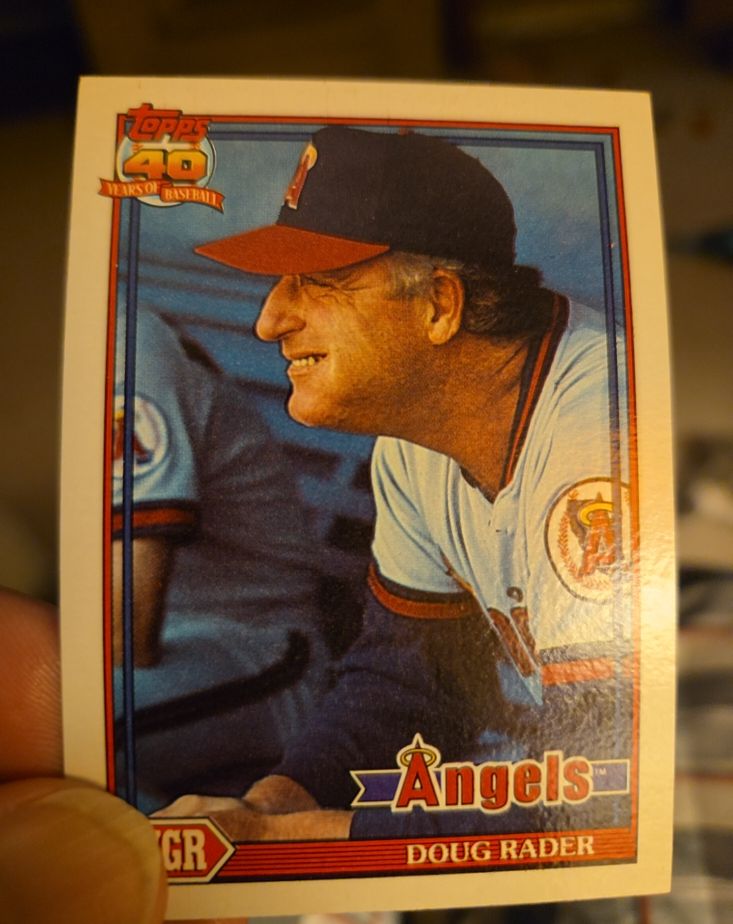 1991 Topps 40 Years of Baseball #231 Doug Rader — front