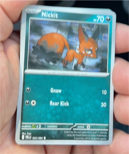 2026 Pokémon #053 Nickit — front