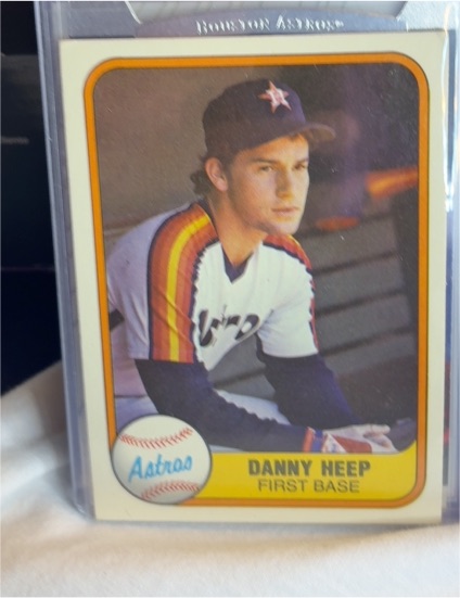 1981 Fleer #72 Danny Heep — front