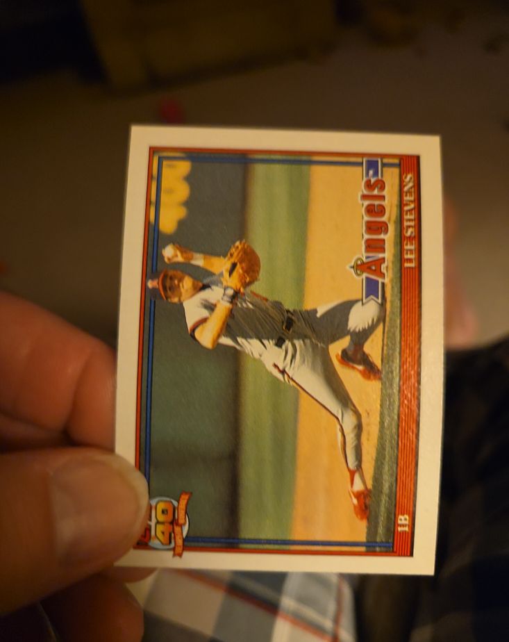 1991 Topps #648 Lee Stevens — front