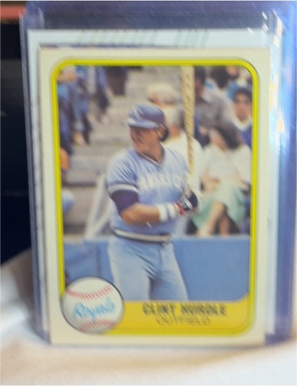 1981 Fleer #45 Clint Hurdle — front