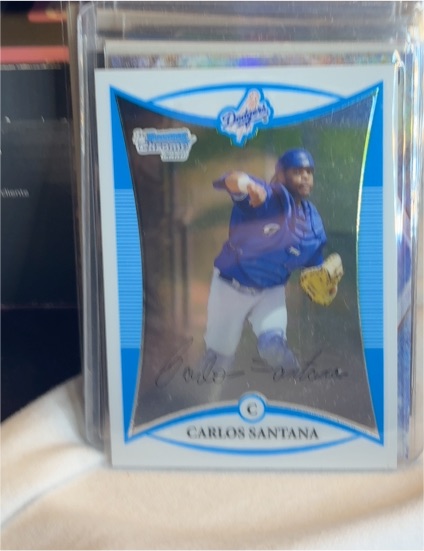 2008 Bowman Chrome Prospects #BCP134 Carlos Santana — front