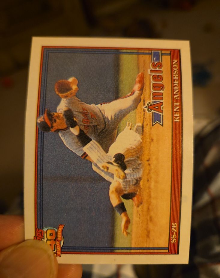1991 Topps #667 Kent Anderson — front
