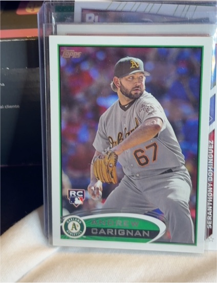 2012 Topps #202a Andrew Carignan — front