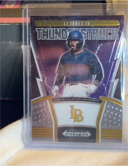 2020 Panini Prizm Draft Picks Thunderstruck #TH-3 LJ Jones IV — front