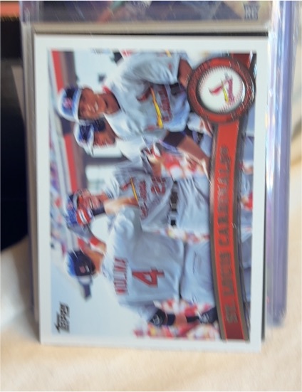 2011 Topps #334 St. Louis Cardinals Team Card Yadier Molina / Albert Pujols — front