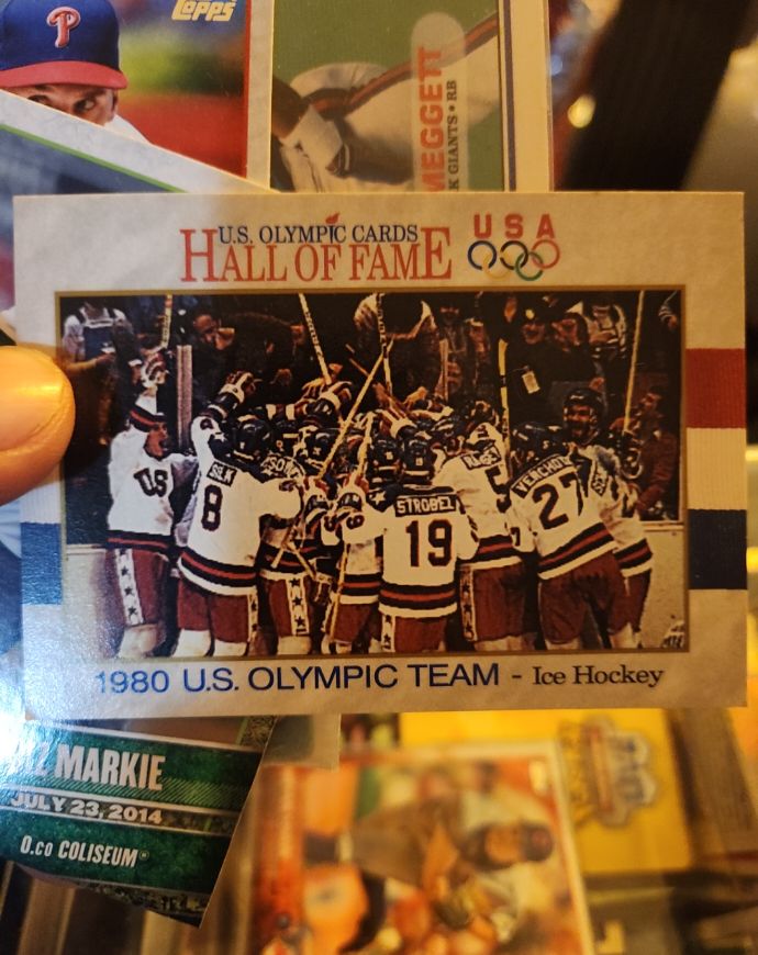 1991 Impel U.S. Olympic Hall of Fame #69 1980 U.S. Olympic Team — front